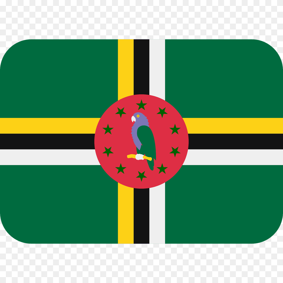 Dominica Flag Emoji Clipart, Animal, Bird Png Image