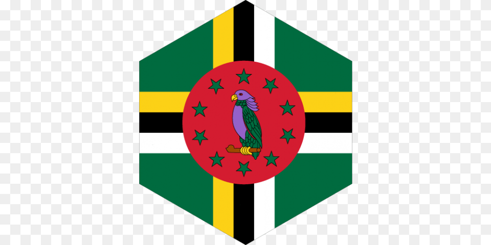 Dominica Flag Of Dominica, Animal, Bird, Pattern, Art Free Png Download