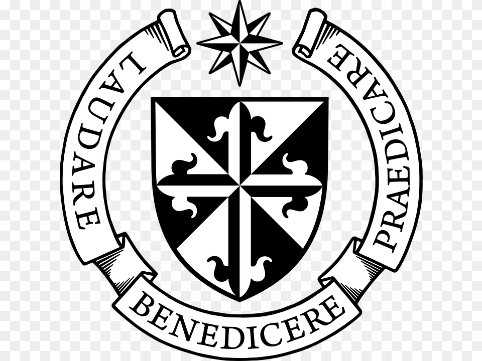 Dominican Order Cross, Emblem, Symbol, Logo Free Png Download
