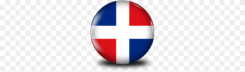 Dominican Republic Flag Buttons And Icons, Ball, Football, Soccer, Soccer Ball Png