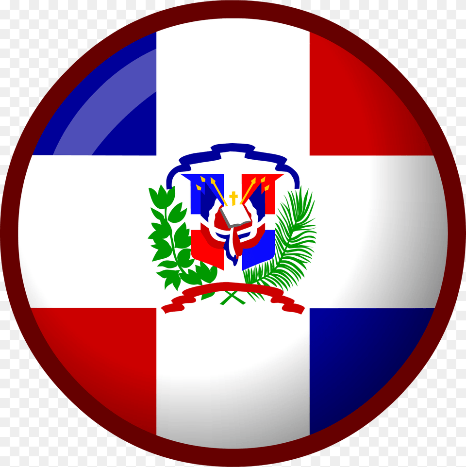Dominican Republic Flag Tattoo Dominican Republic Flag Logo, Emblem, Symbol Free Png