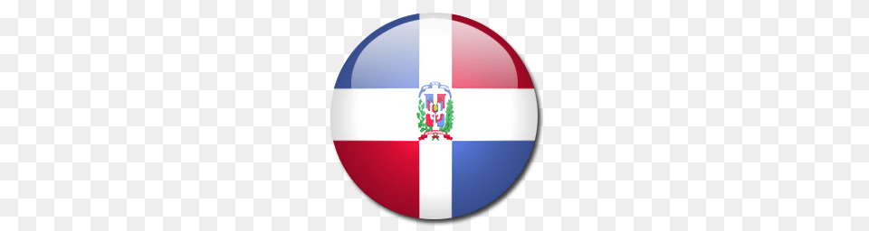 Dominican Republic Flag Vector Clip Art, Logo, Badge, Symbol, Disk Free Png