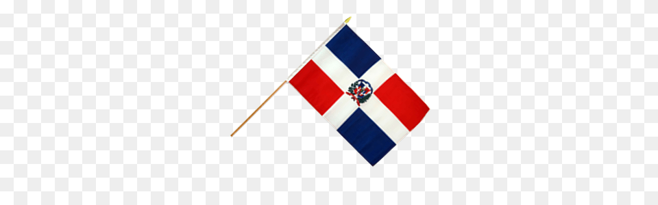 Dominican Republic Polyester Stick Flag Free Png Download