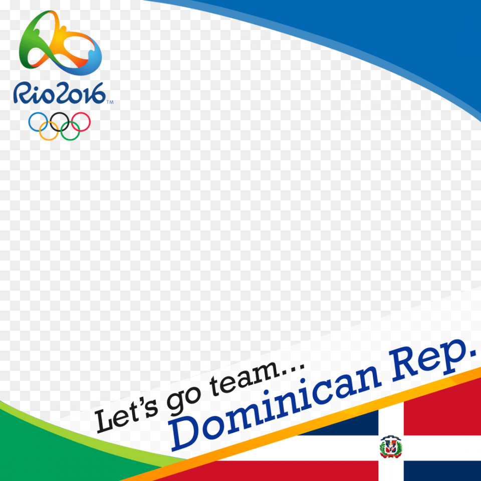 Dominican Republic Rio 2016 Team Profile Picture Overlay 2016 Rio Olympics Frame, Advertisement, Poster Free Transparent Png