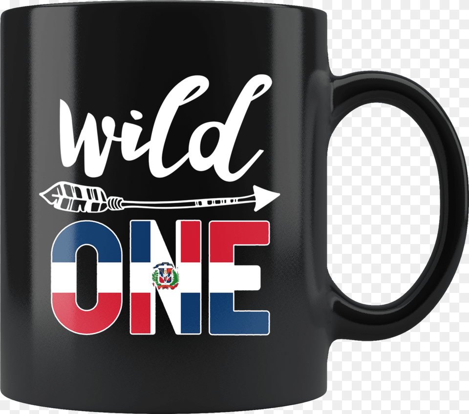 Dominican Republic Wild One Birthday Outfit 1 Flag Mug, Cup, Beverage, Coffee, Coffee Cup Free Png Download