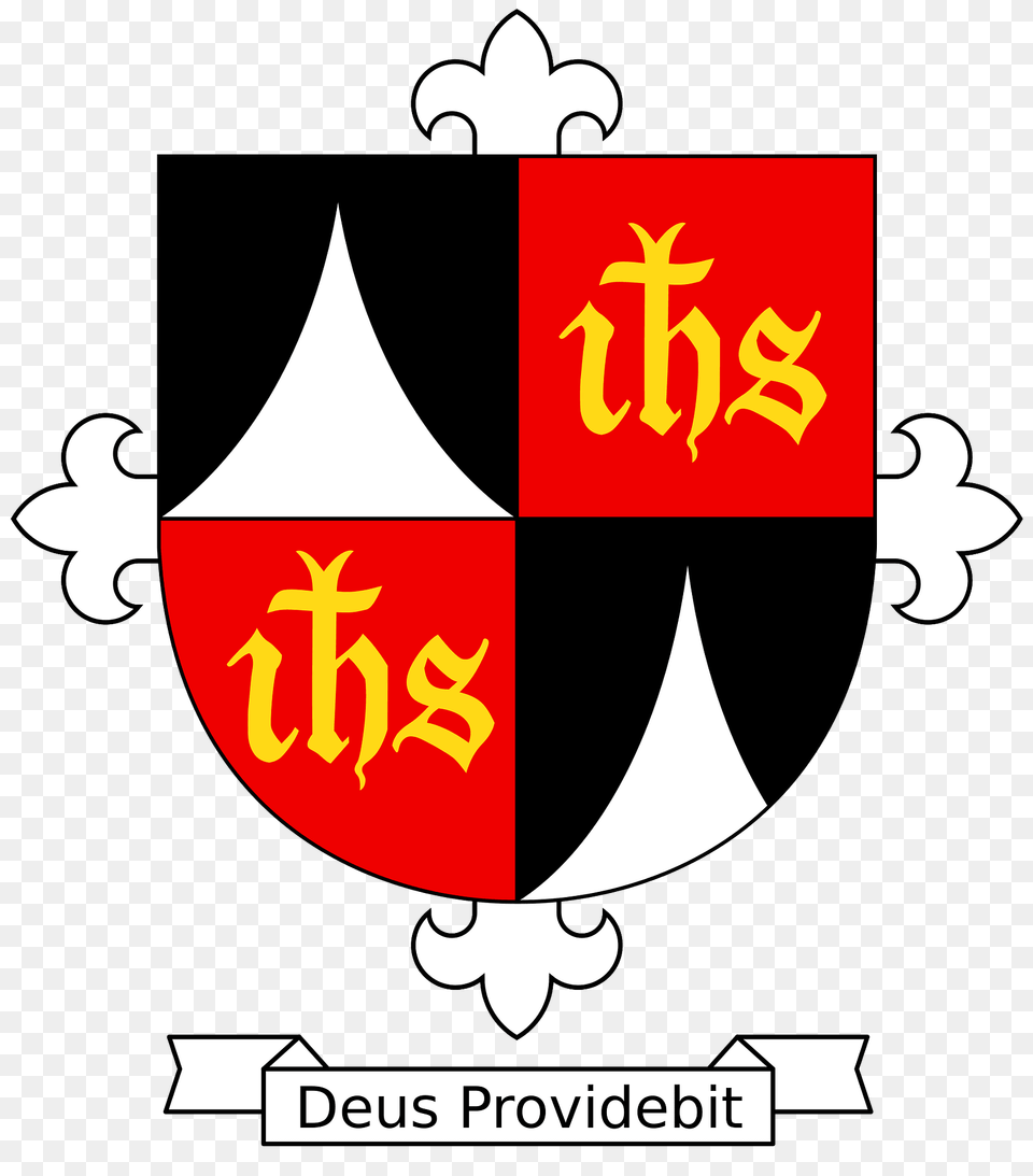 Dominican Us Western Province Coat Of Arms Deus Providebit Motto Variant Clipart, Armor, Shield Free Png