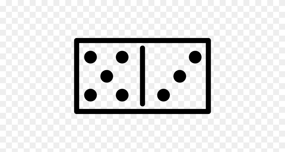 Domino Game Gaming Icon With And Vector Format For, Gray Free Png