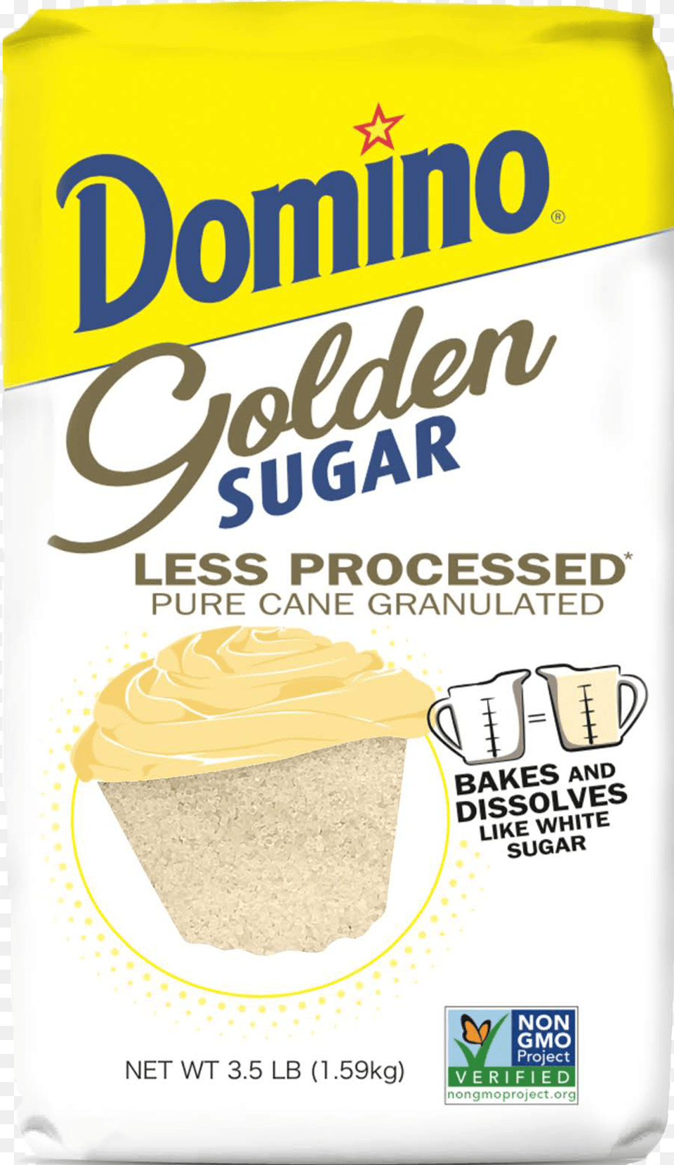 Domino Golden Sugar, Powder, Flour, Food, Beverage Png Image