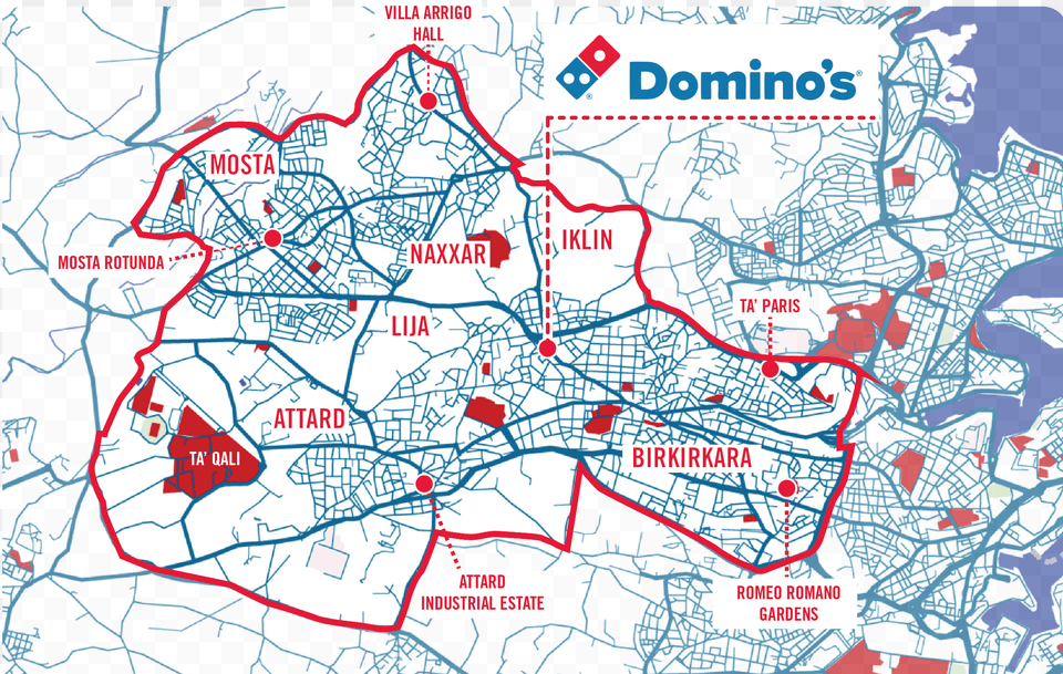 Domino S Malta Birkirkara Domino S Malta Delivery Dominos On World Map, Chart, Plot, Atlas, Diagram Free Png