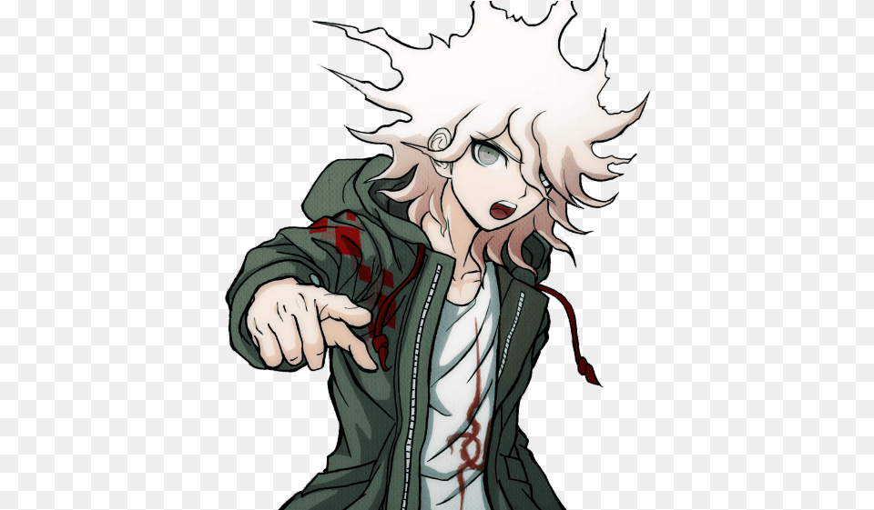 Domino Sprite Nagito Komaeda, Book, Comics, Publication, Person Free Png Download