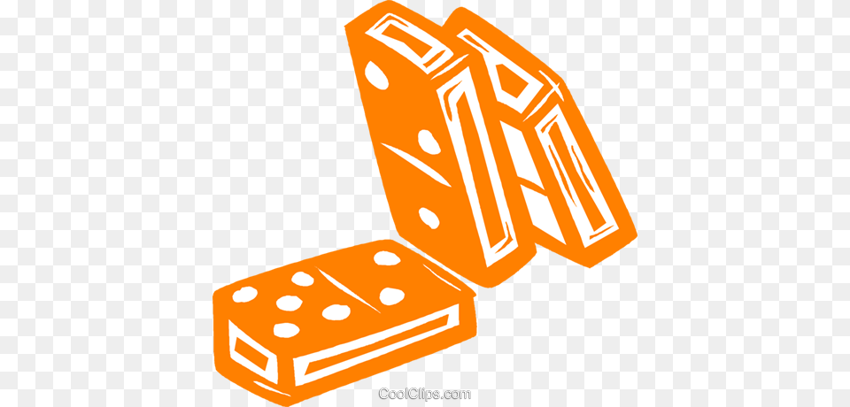Dominos Royalty Vector Clip Art Illustration, Game, Domino, Dynamite, Weapon Free Png Download