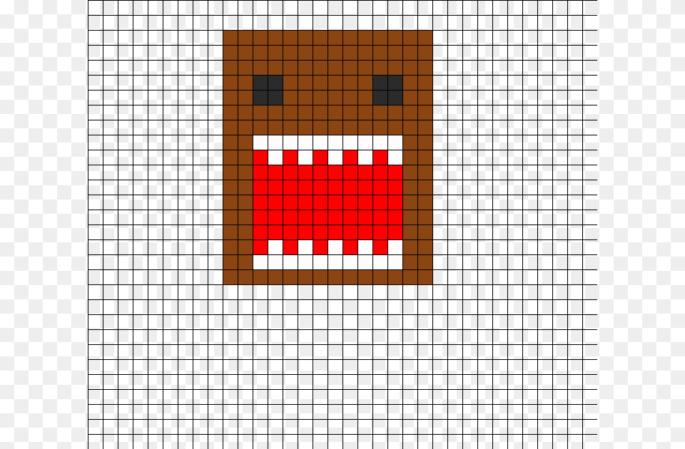 Domo Perler Bead Pattern Bead Sprite 8 Bit Yin Yang, Qr Code Png