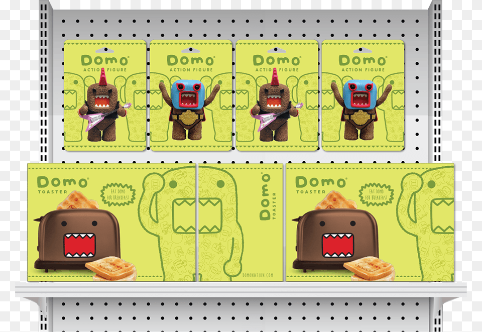 Domo Store Display Toy Cartoon, Text Png Image