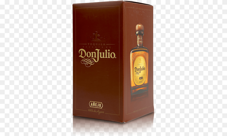 Don Julio Anejo 750ml Wgift Box Don Julio, Alcohol, Beverage, Liquor, Tequila Free Transparent Png