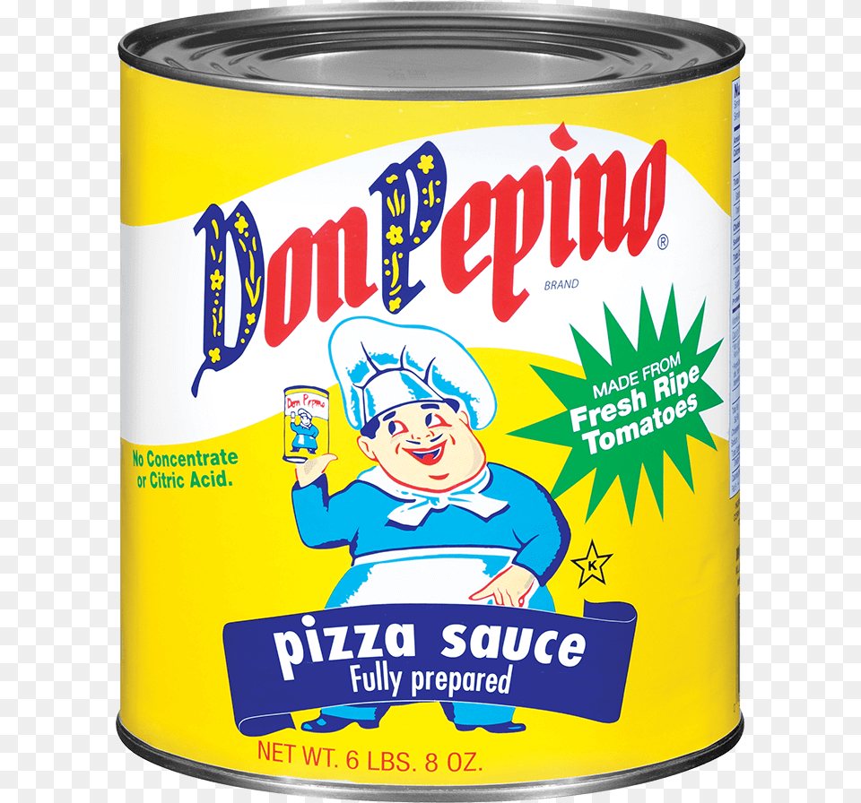 Don Pepino Pizza Sauce, Tin, Baby, Person, Can Free Png Download