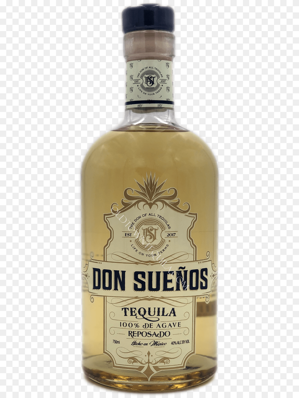 Don Reposado Tequila Liqueur, Alcohol, Beverage, Liquor, Bottle Png