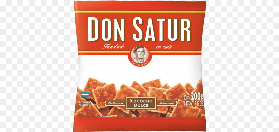 Don Satur, Bread, Cracker, Food, Person Free Png