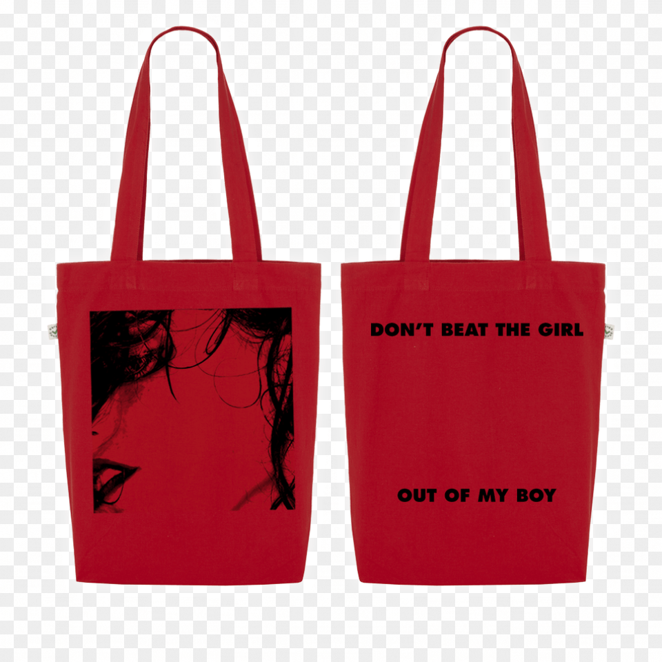 Don T Beat The Girl Red Tote, Accessories, Tote Bag, Handbag, Bag Free Png
