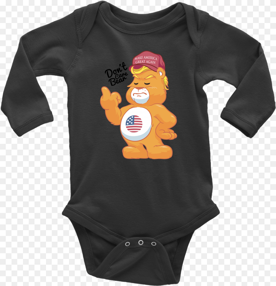 Don T Care Bear W Make America Great Again Hat Adult, Clothing, Long Sleeve, Sleeve, T-shirt Free Png Download