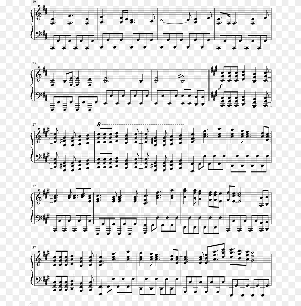 Don T Know What To Do Blackpink Piano Sheet, Gray Free Png Download