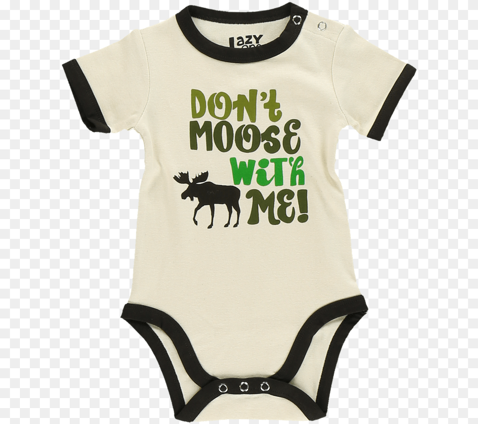 Don T Moose With Me Green Obleen Na Cestu Z Porodnice, Clothing, T-shirt, Shirt, Person Free Png Download