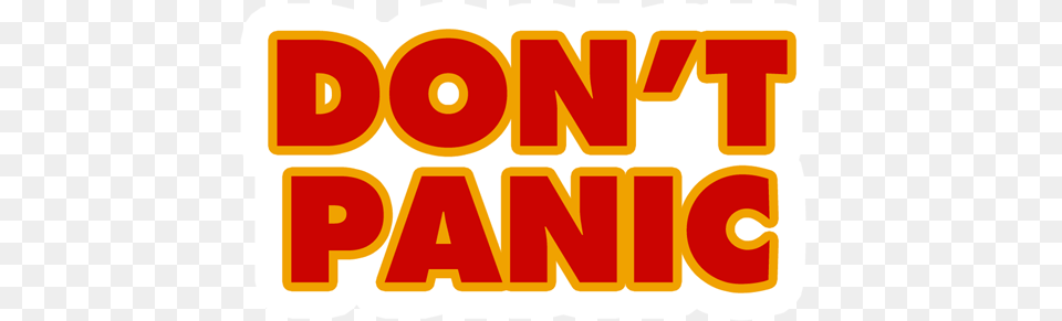 Don T Panic Logo, Food, Ketchup, Text Free Png Download