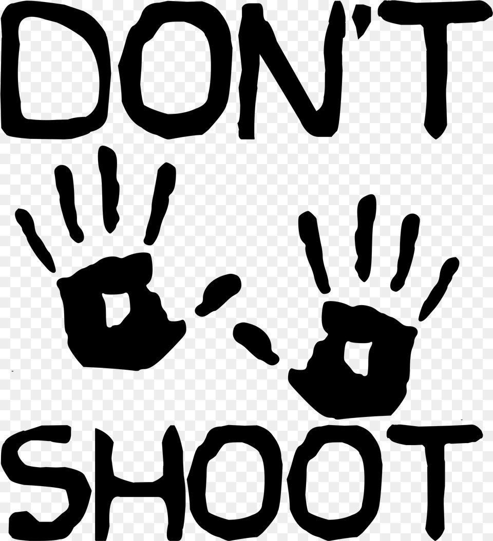 Don T Shoot Clip Arts Drawing Hands Up Don T Shoot, Gray Free Transparent Png