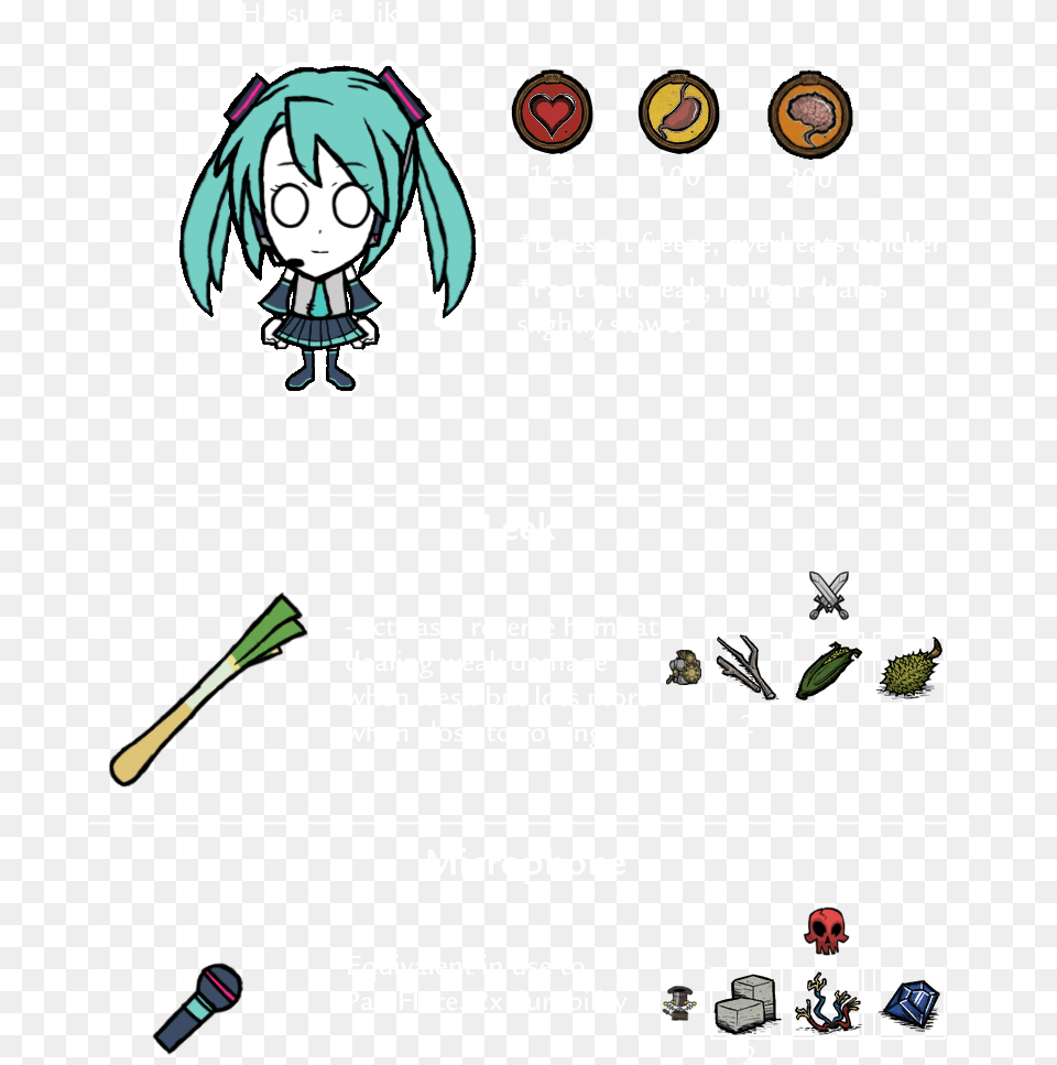 Don T Starve Together Miku Hatsune, Baby, Person, Book, Face Free Png