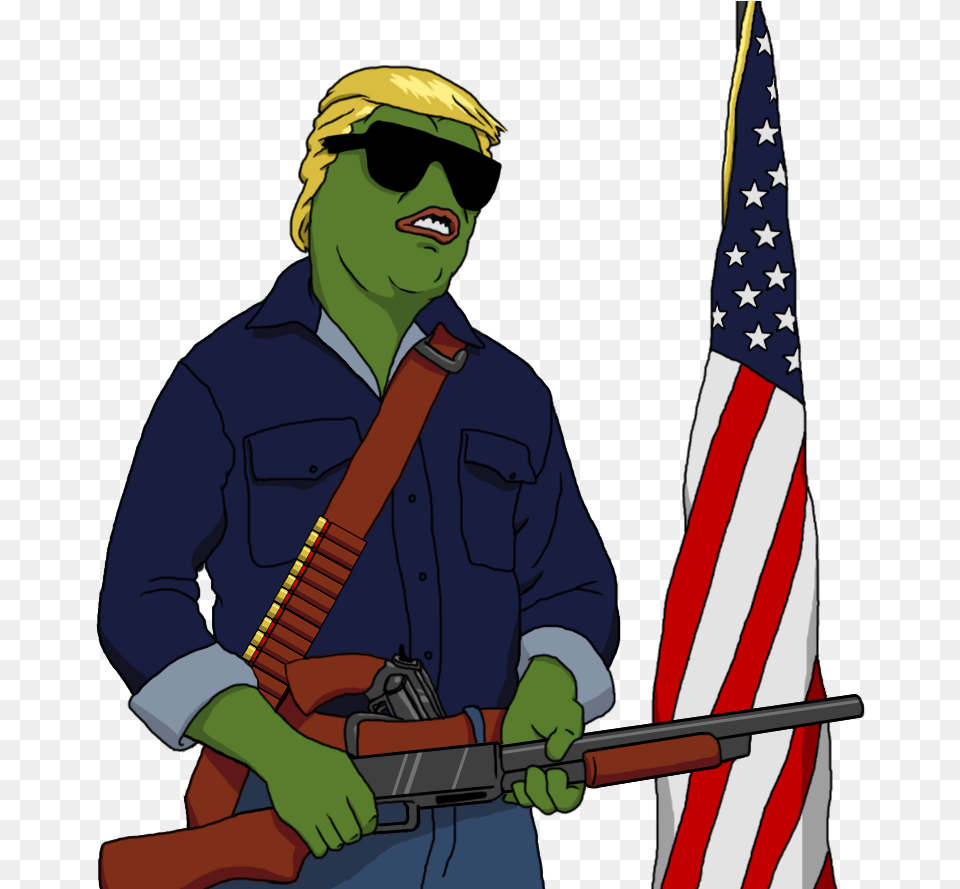 Don T Take Your Foot Off The Gas Pepe The Frog Trump, Adult, Male, Man, Person Free Png
