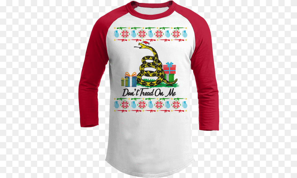 Don T Tread On Me Christmas Epstein Christmas Shirt, Clothing, Long Sleeve, Sleeve, T-shirt Png