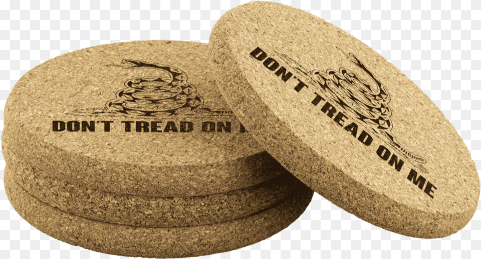 Don T Tread On Me Coasters Khaki, Cork Free Transparent Png