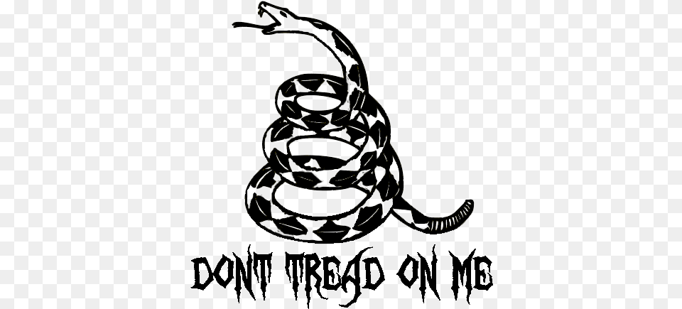 Don T Tread On Me Snake Bumper Sticker Dont Tread On Us, Rope, Knot, Animal, Mammal Free Png Download