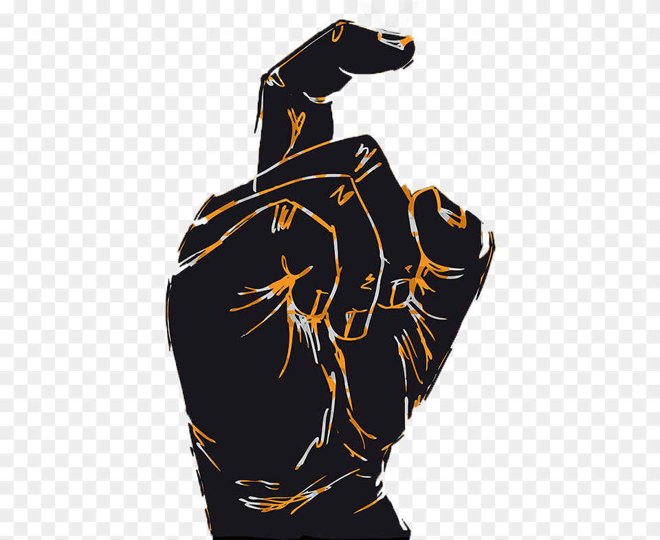 Don T Tread On Me Snake Come Hither Hand Signal Illustration, Person, Glove, Clothing, Body Part Free Transparent Png