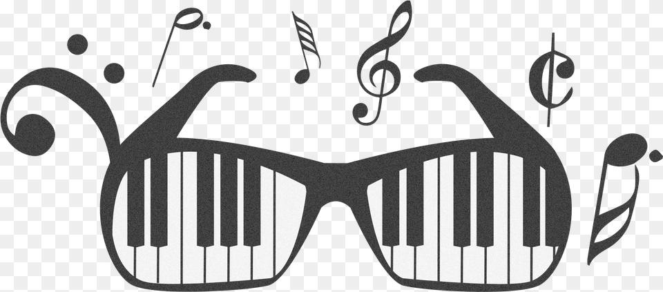 Donal Glasses 1 Treble Clef, Accessories, Sunglasses, Keyboard, Musical Instrument Free Transparent Png