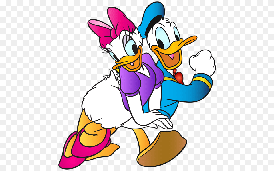 Donald And Daisy, Cartoon, Baby, Person Free Transparent Png