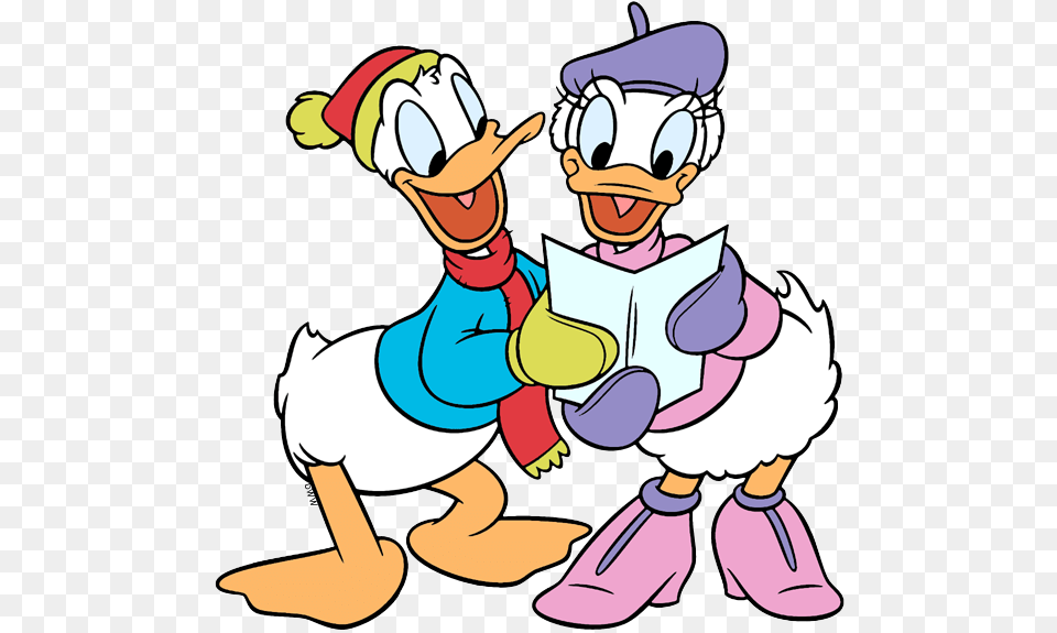 Donald And Daisy Christmas, Cartoon, Baby, Person, Face Png