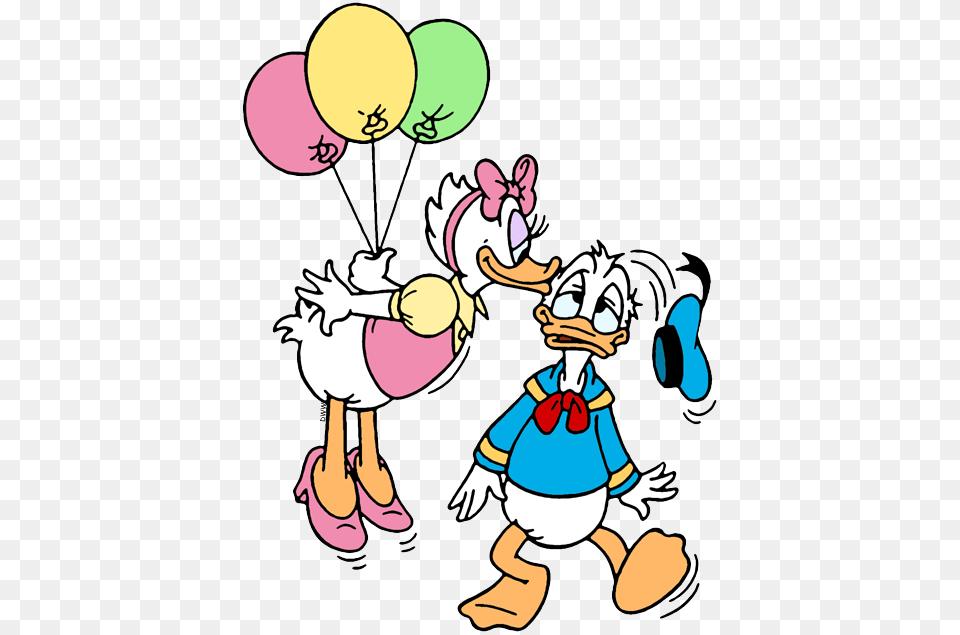Donald Daisy Duck Clip Art Disney Clip Art Galore, Balloon, Baby, Person, Face Png Image