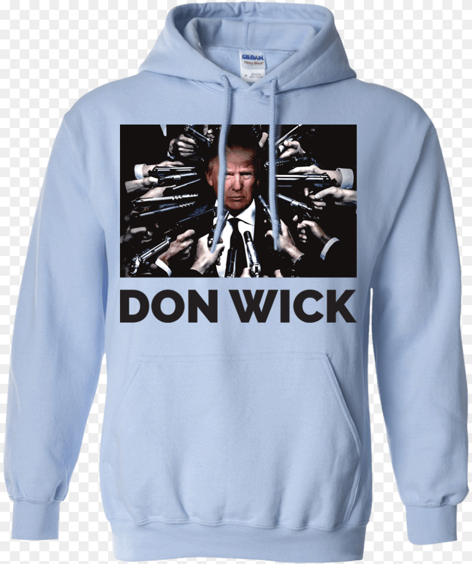 Donald Don John Wick Tar Heels Hoodie Champions, Knitwear, Clothing, Sweatshirt, Sweater Png