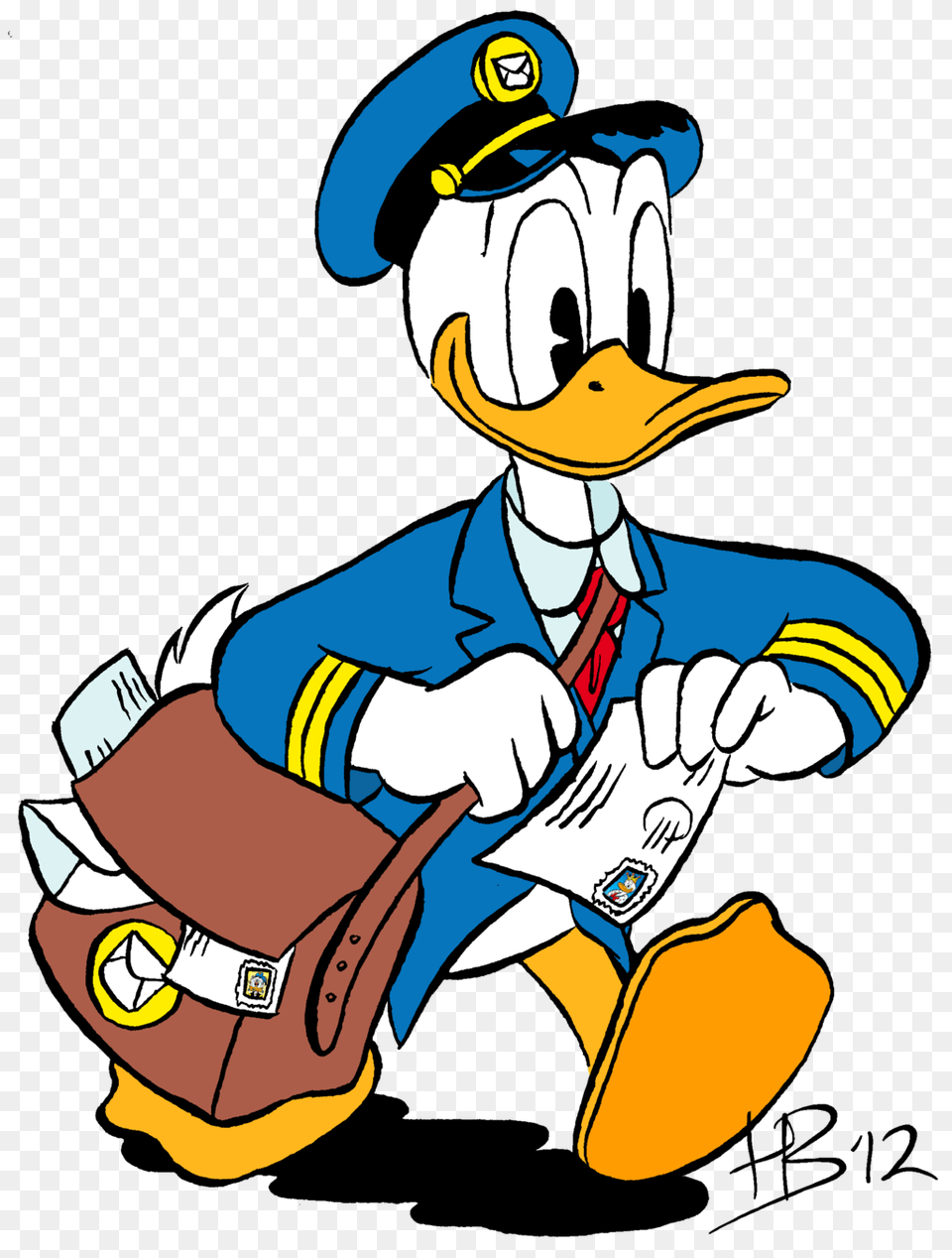 Donald Duck, Cartoon, Baby, Captain, Officer Free Png Download