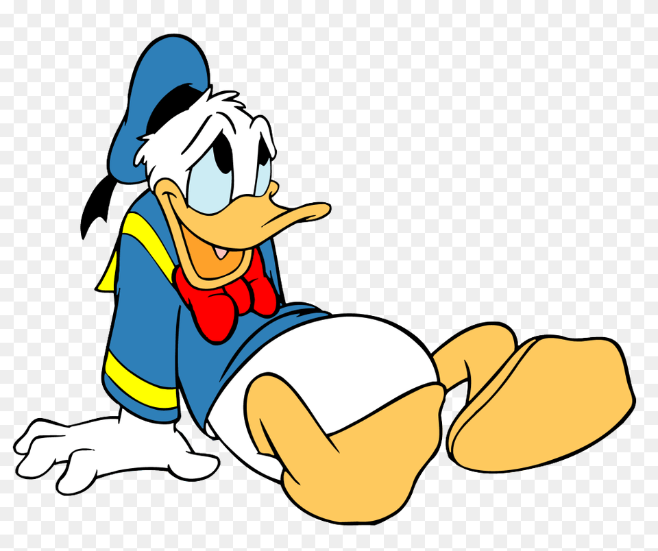 Donald Duck, Cartoon, Bulldozer, Machine Free Png Download