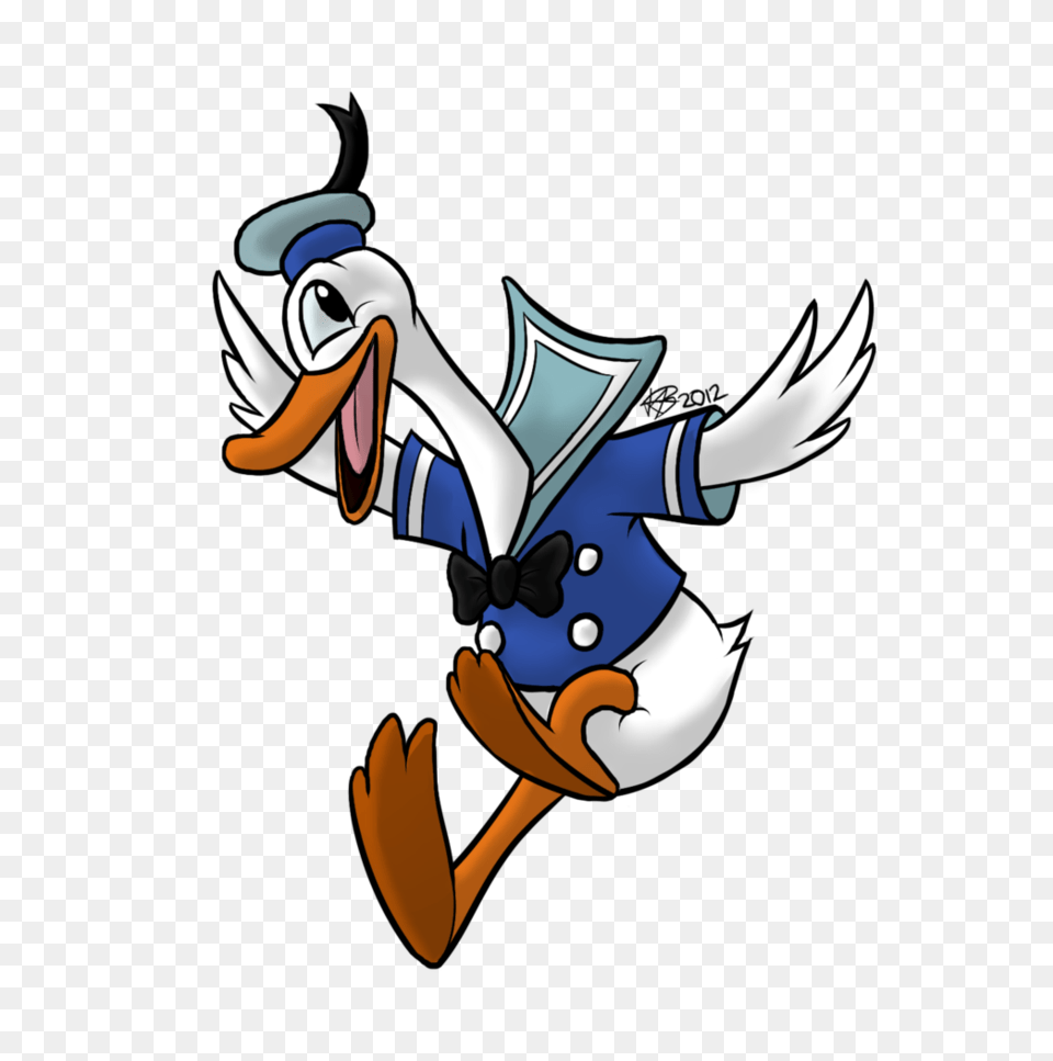 Donald Duck, Cartoon, Animal, Bird, Book Free Png Download