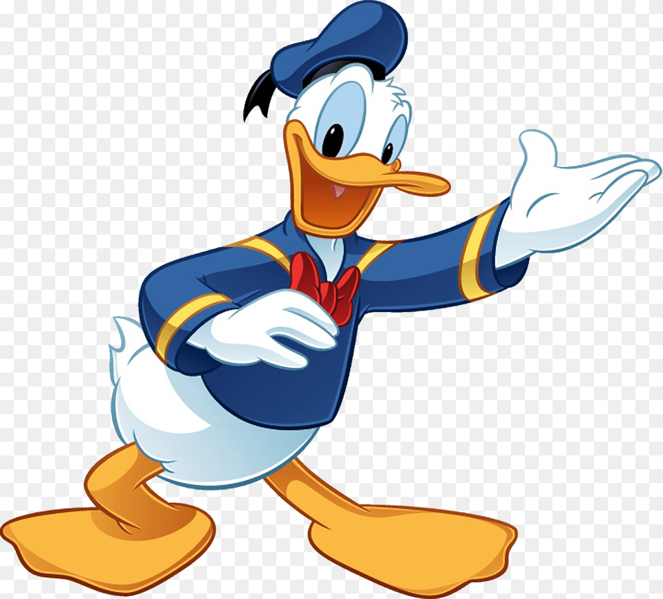 Donald Duck, Cartoon, Person, Face, Head Png Image