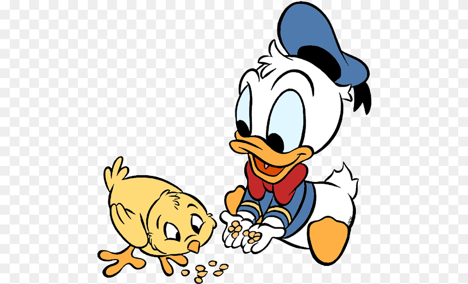Donald Duck As Chick, Cartoon, Baby, Person, Face Free Png