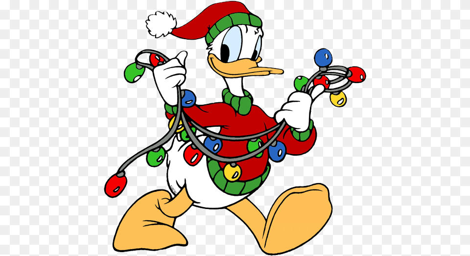 Donald Duck Christmas Clipart Atypiques Mag Daisy And Donald Christmas, Baby, Person, Pirate Png Image