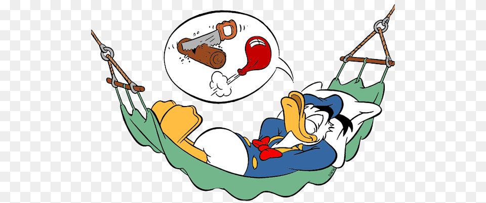 Donald Duck Clip Art Disney Clip Art Galore, Furniture, Hammock, Device, Grass Free Transparent Png