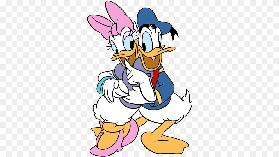 Donald Duck Clipart Daisy Duck Donald Und Daisy Duck, Cartoon, Baby, Person Free Png