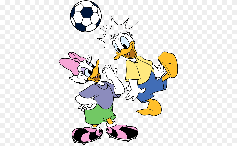 Donald Duck Clipart Football, Sport, Ball, Soccer Ball, Soccer Png Image