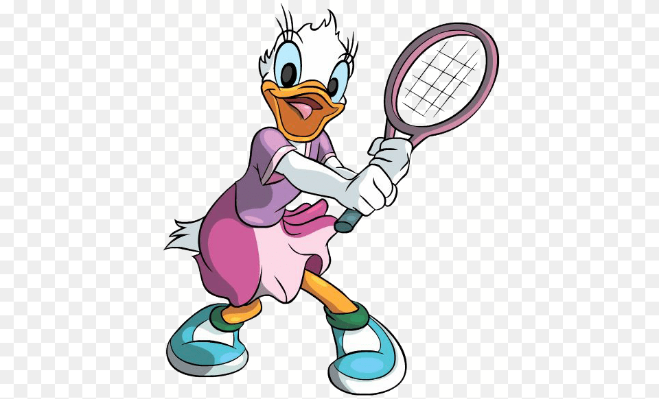 Donald Duck Clipart Sport, Racket, Baby, Person, Tennis Free Png