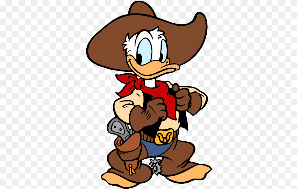Donald Duck Cowboy, Clothing, Hat, Baby, Person Free Transparent Png