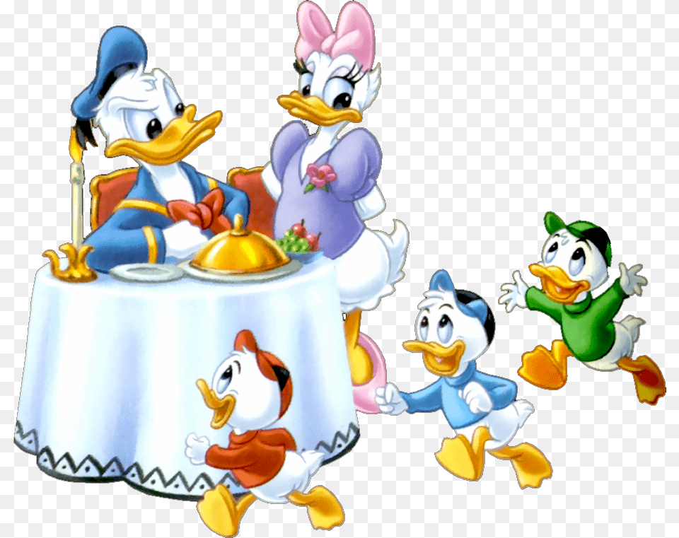 Donald Duck Family, Toy, Baby, Person, Outdoors Free Png Download